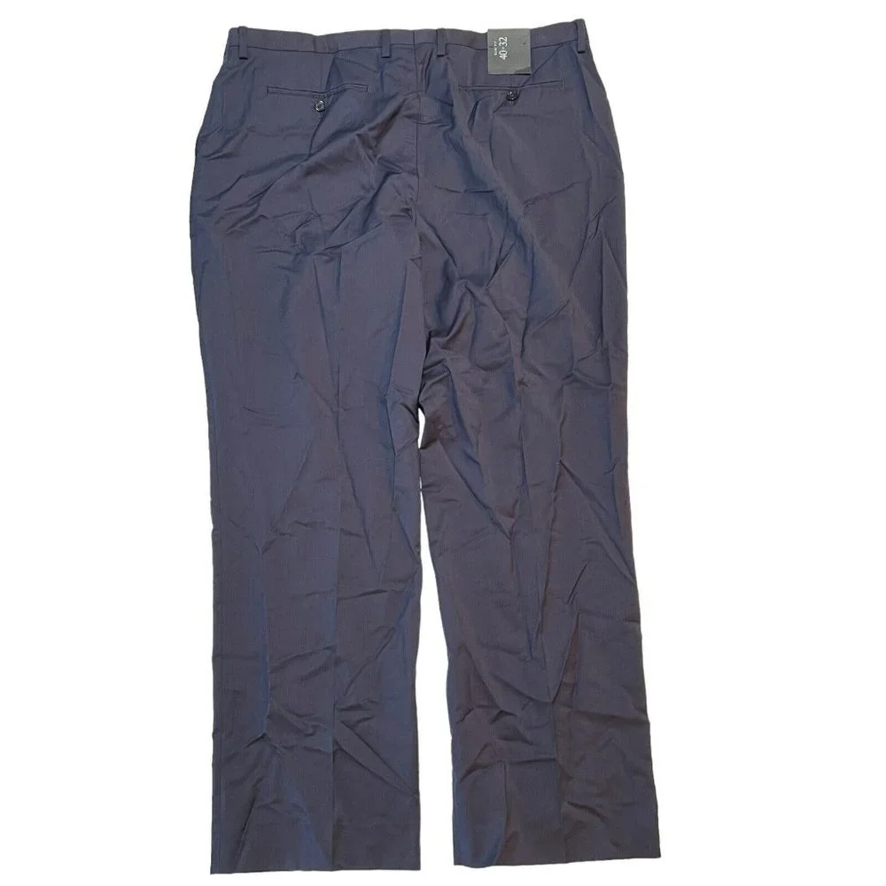 NWT BANANA REPUBLIC Men's Slim Tapered Fit Italian Wool Pants 40x32 Blue #257847